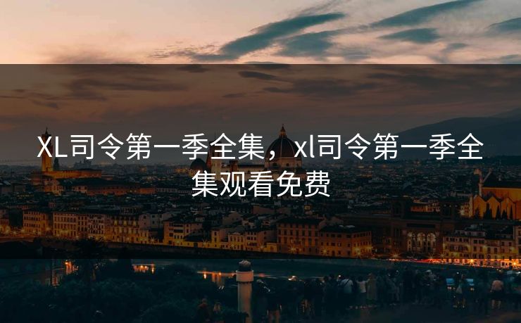 XL司令第一季全集,xl司令第一季全集观看免费